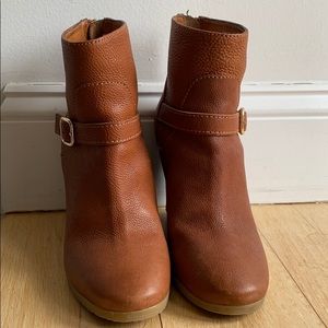 J. Crew leather booties